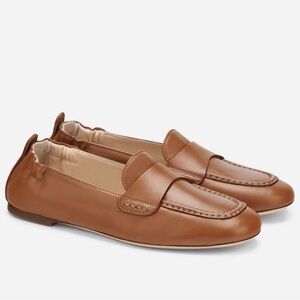 AGL Mara Pure Brandy Loafers Flats Slip On Shoes Leather Tan Size 40.5/10.5